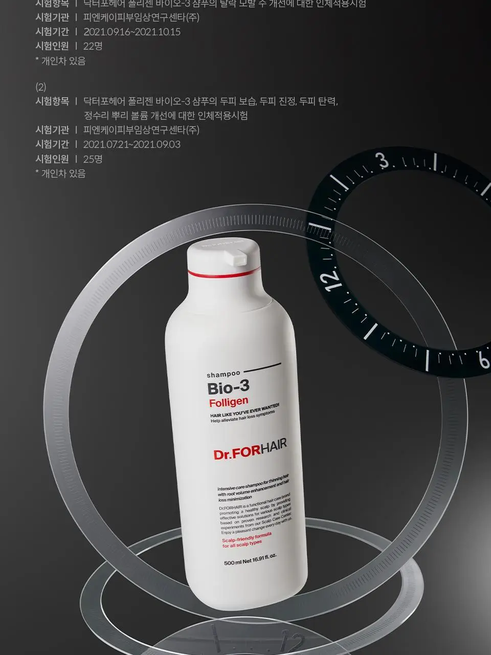 [대용량 샴푸 기획] 닥터포헤어 폴리젠 바이오-3 샴푸 750ml+ 200ml 탈모증상완화 샴푸 상세페이지 10